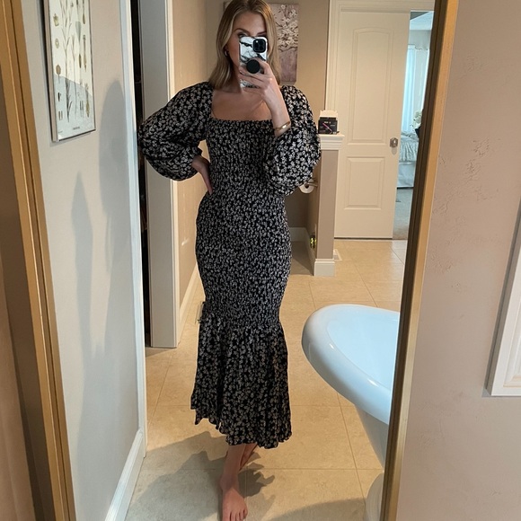 MLM Label Clouds Midi dress - nightshade floral - Picture 5 of 5